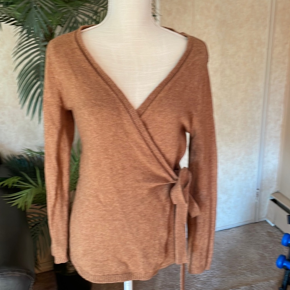 Beautiful crisscross sweater -  for the perfect fall day!!!